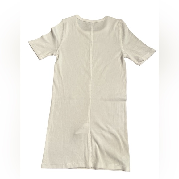 Everlane Women’s The Supima Form Crew Neck ribbed Tee white Size XXS NWT - Picture 5 of 9
